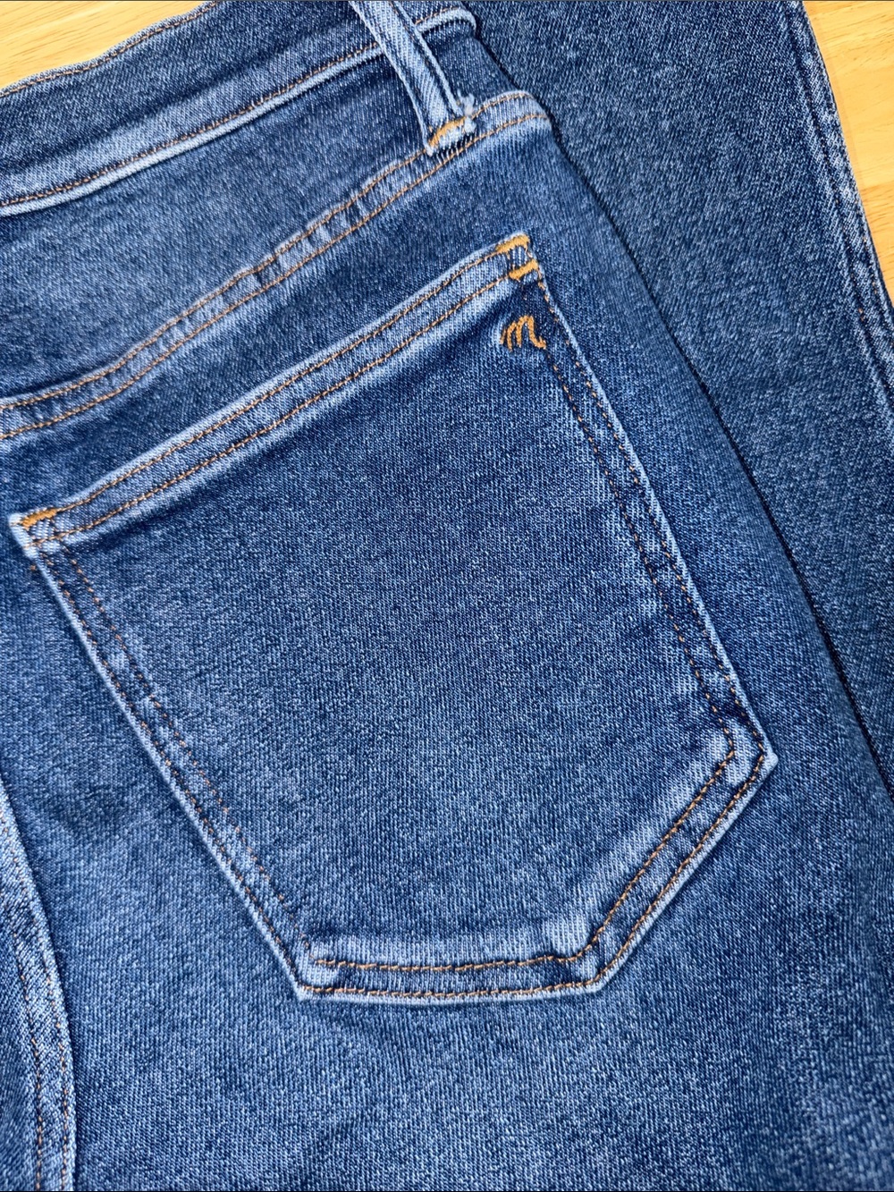 Madewell Women's Dark Blue High-Rise Skinny Jeans - Picture 5 of 5